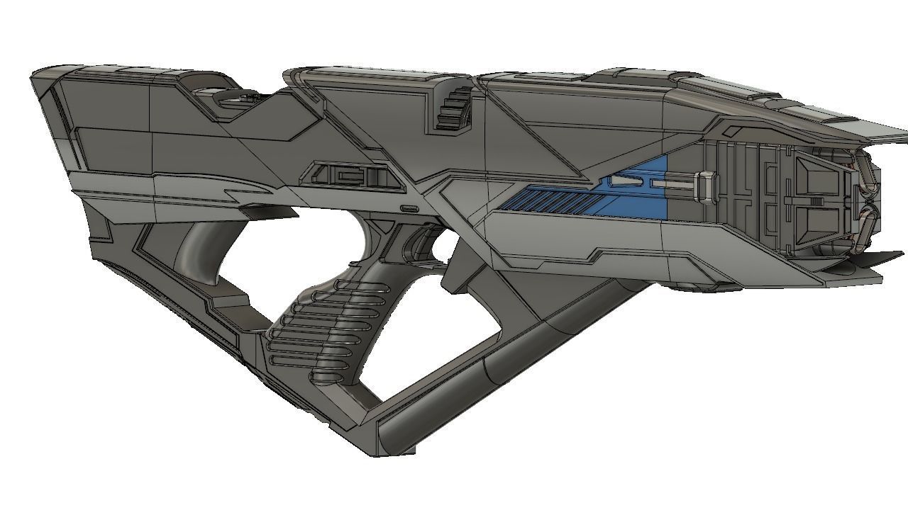 Star Trek Into Darkness Vengeance Phaser Rifle  3D print model_8