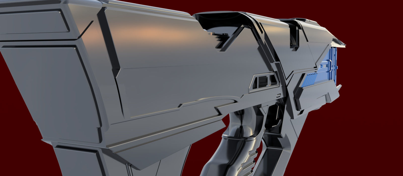 Star Trek Into Darkness Vengeance Phaser Rifle  3D print model_2