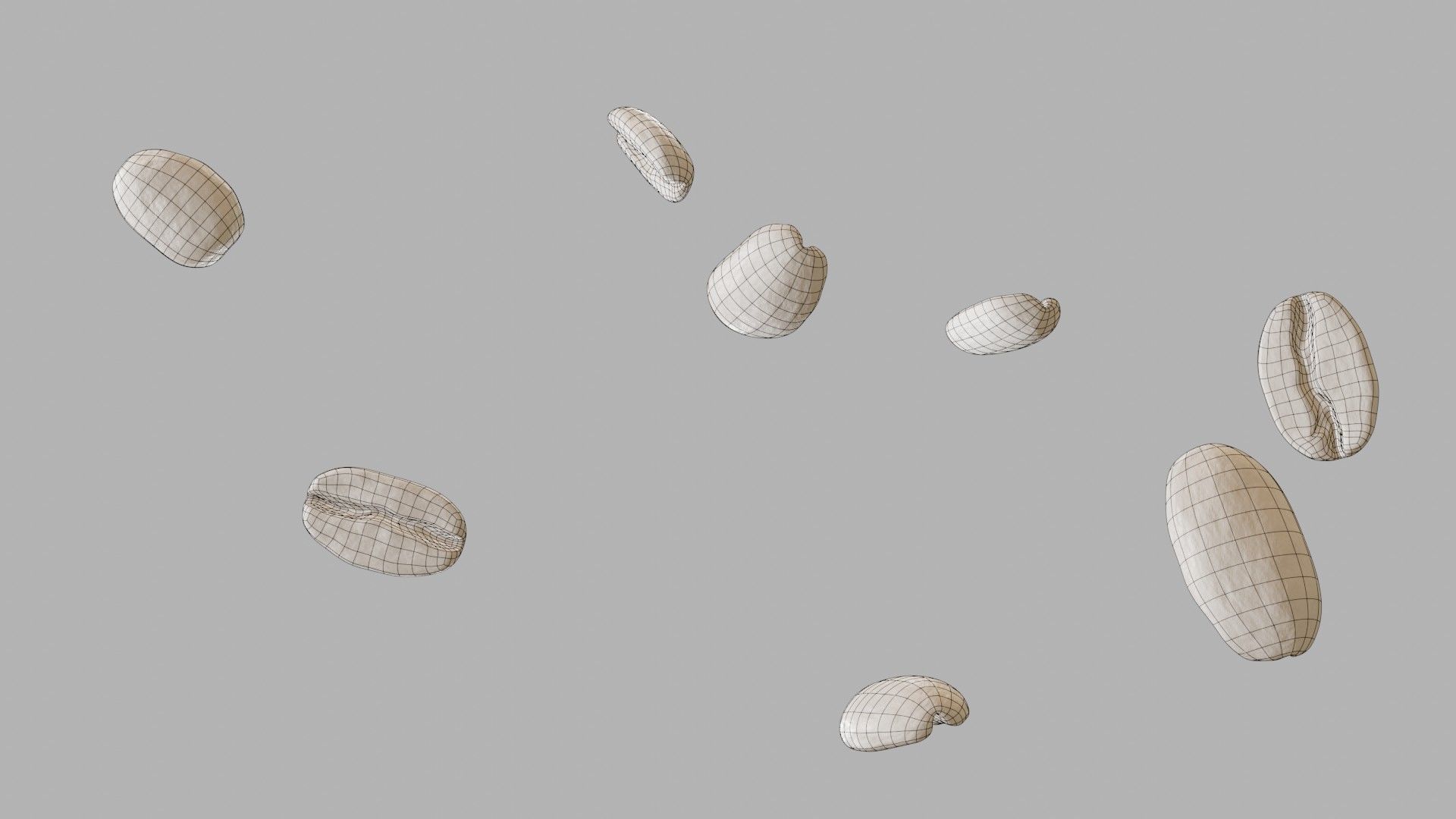 Coffee beans 3D model_6