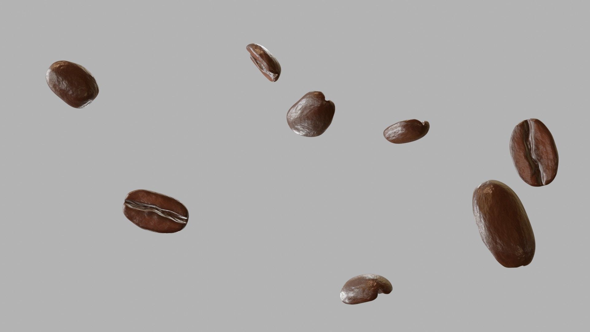 Coffee beans 3D model_5