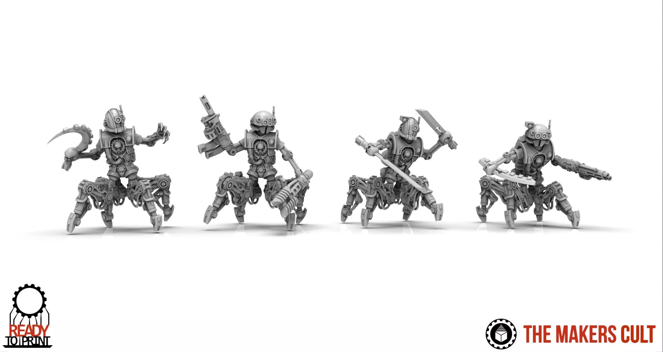 Dark Techno Stalkers 3D print model