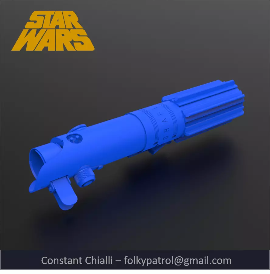 Luke Skywalker Lightsaber - ANH 3D print model