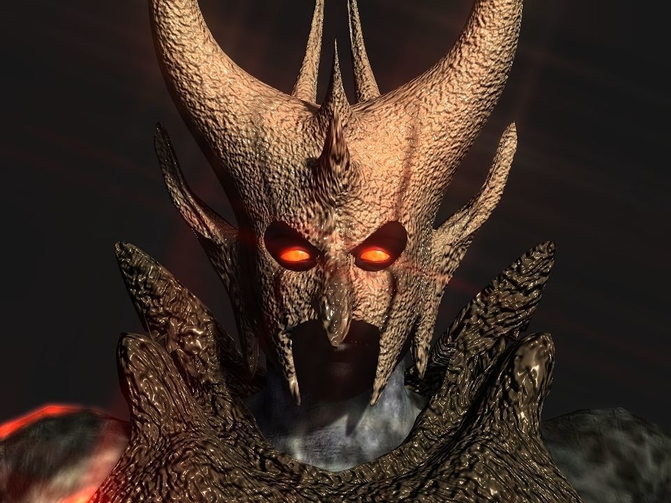 Terror berserk rider   Low-poly 3D model_23