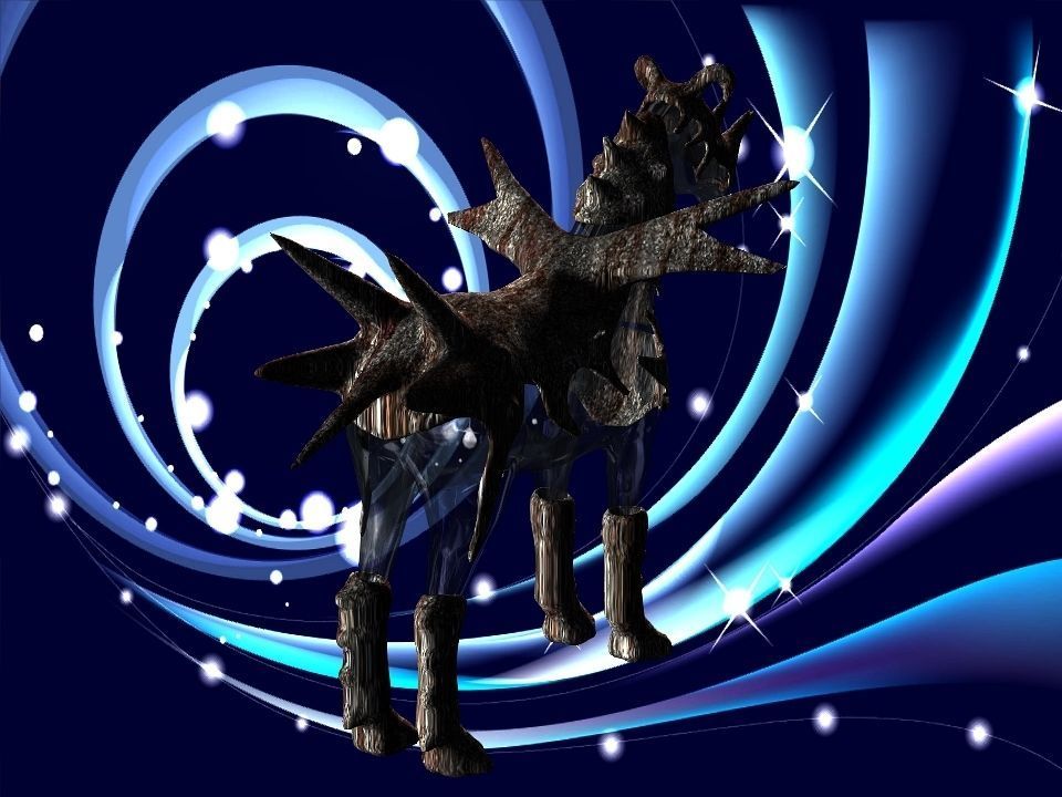 Terror berserk rider   Low-poly 3D model_38