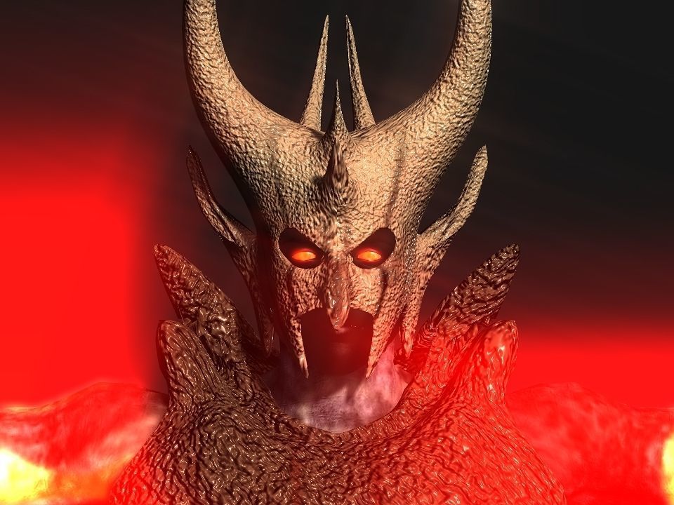 Terror berserk rider   Low-poly 3D model_22