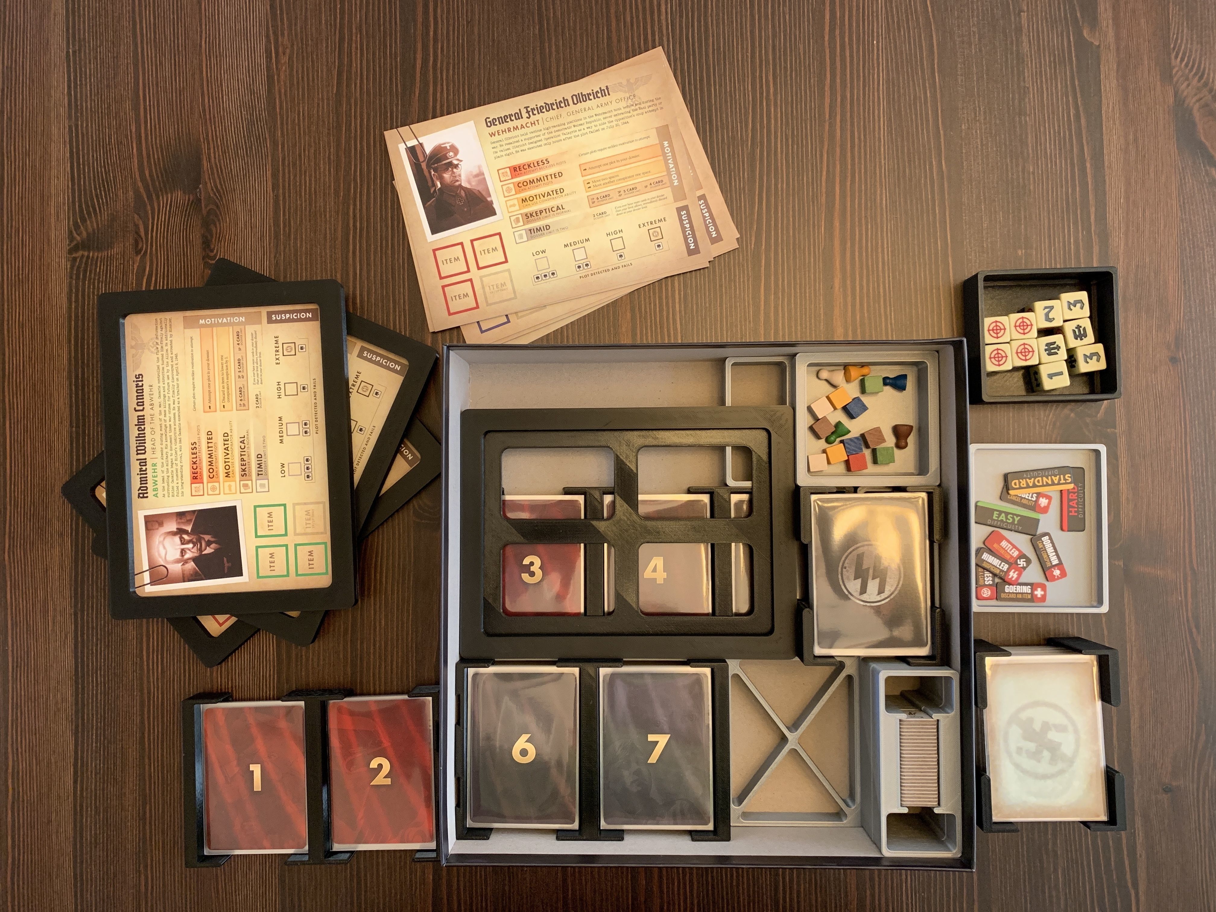 Black Orchestra Board Game Organizer Insert 3D print model_2