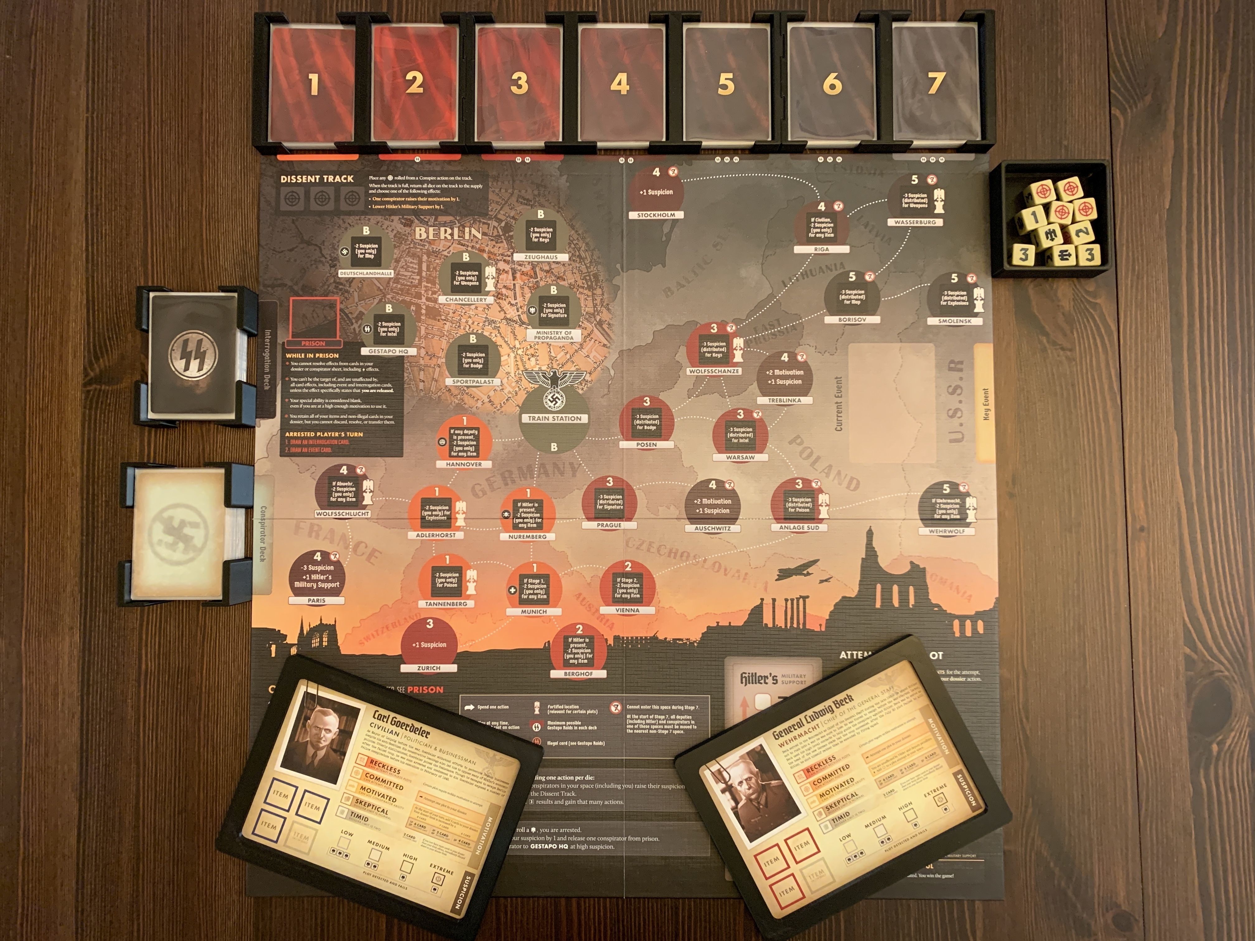 Black Orchestra Board Game Organizer Insert 3D print model_7