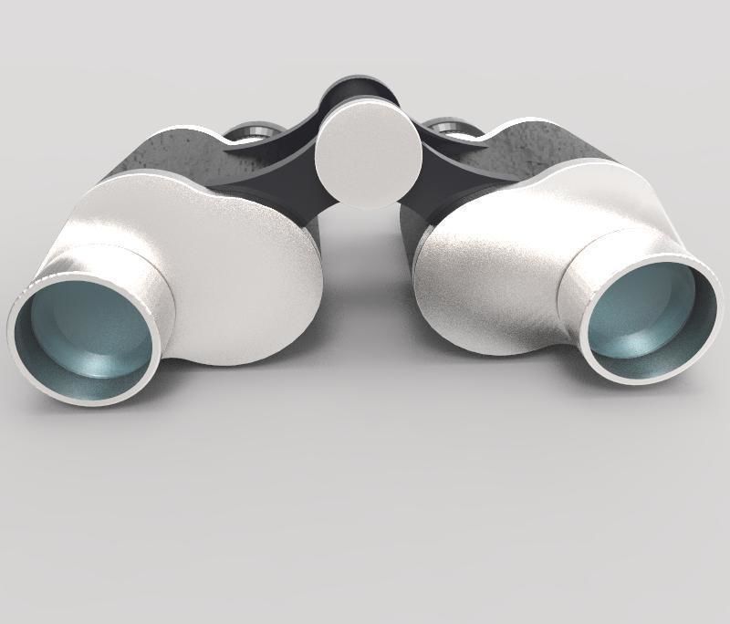 Binoculars 3D model_2