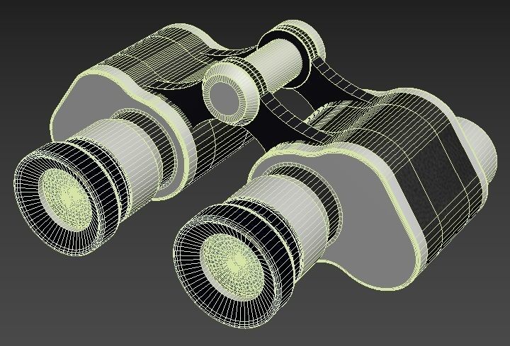 Binoculars 3D model_9