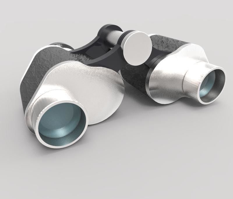 Binoculars 3D model_1