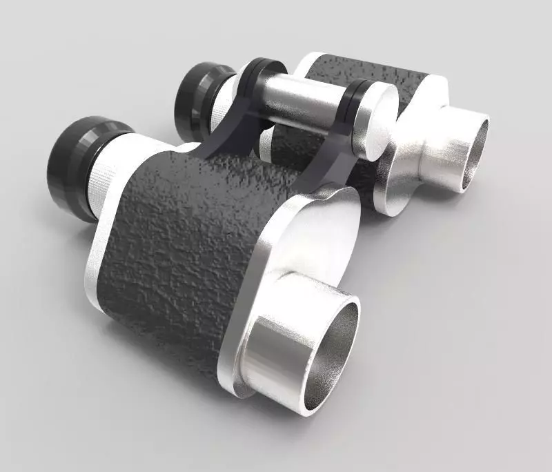 Binoculars 3D model_0