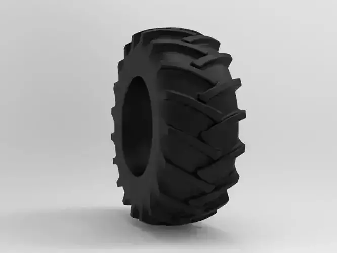 Tractor Tire - Tire 5 Low-poly 3D model