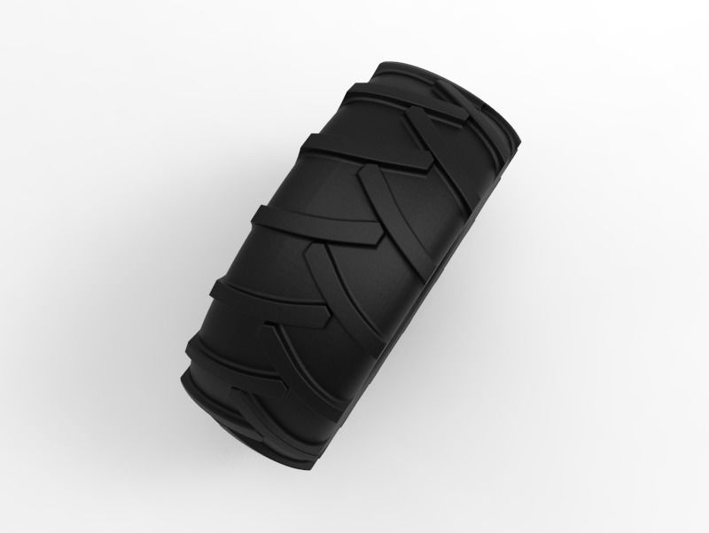 Tractor Tire - Tire 2 Low-poly 3D model_6