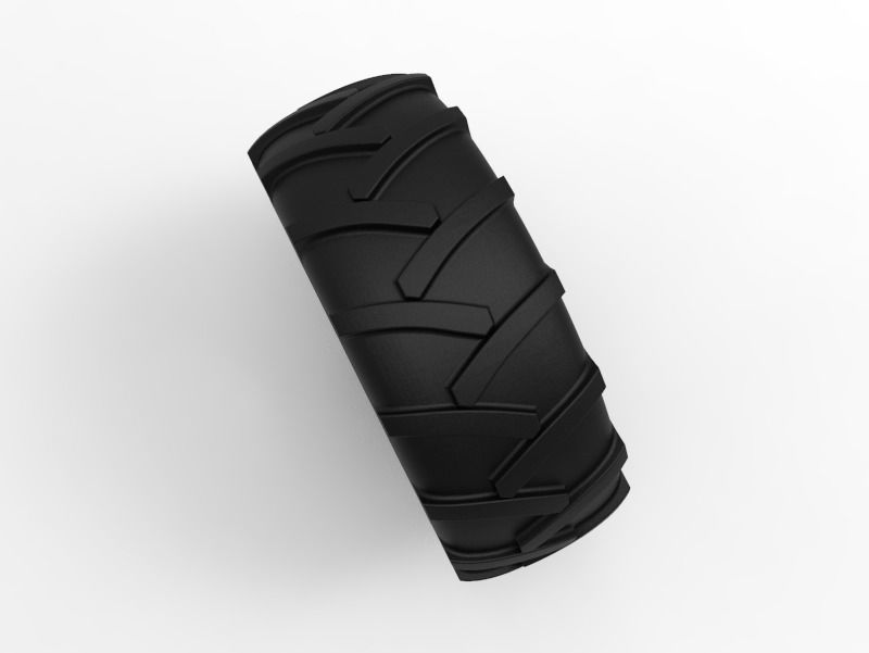 Tractor Tire - Tire 2 Low-poly 3D model_7