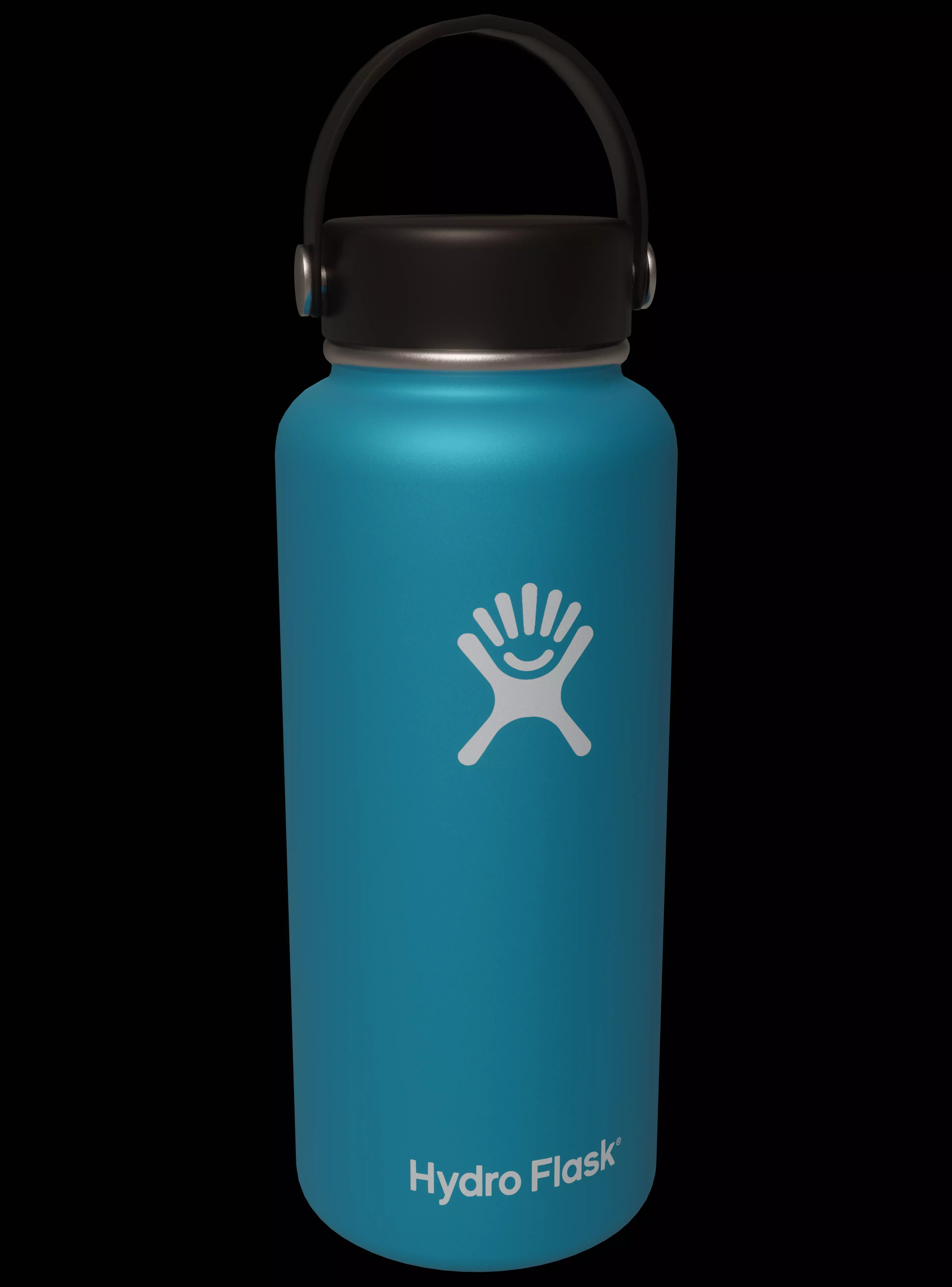 32 oz Wide Mouth Hydro Flask Low-poly 3D model_0