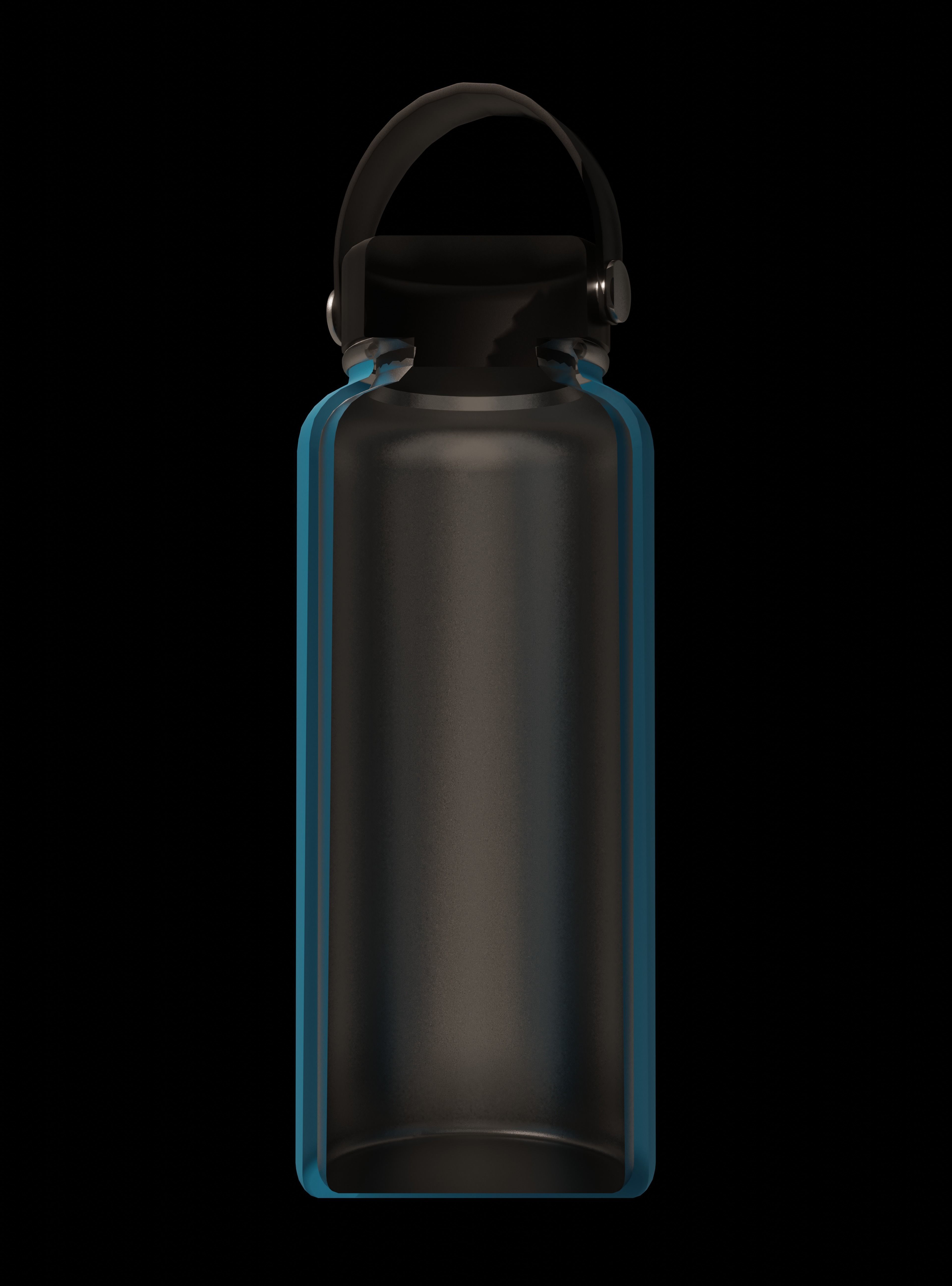 32 oz Wide Mouth Hydro Flask Low-poly 3D model_2