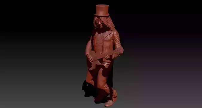 Slash playing guitar - Slash tocando la guitarra