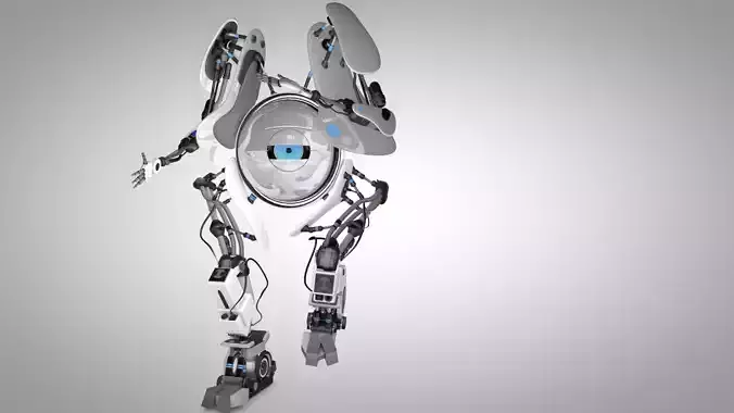Portal 2 Atlas 3D model