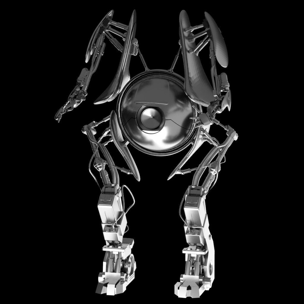 Portal 2 Atlas 3D model_3