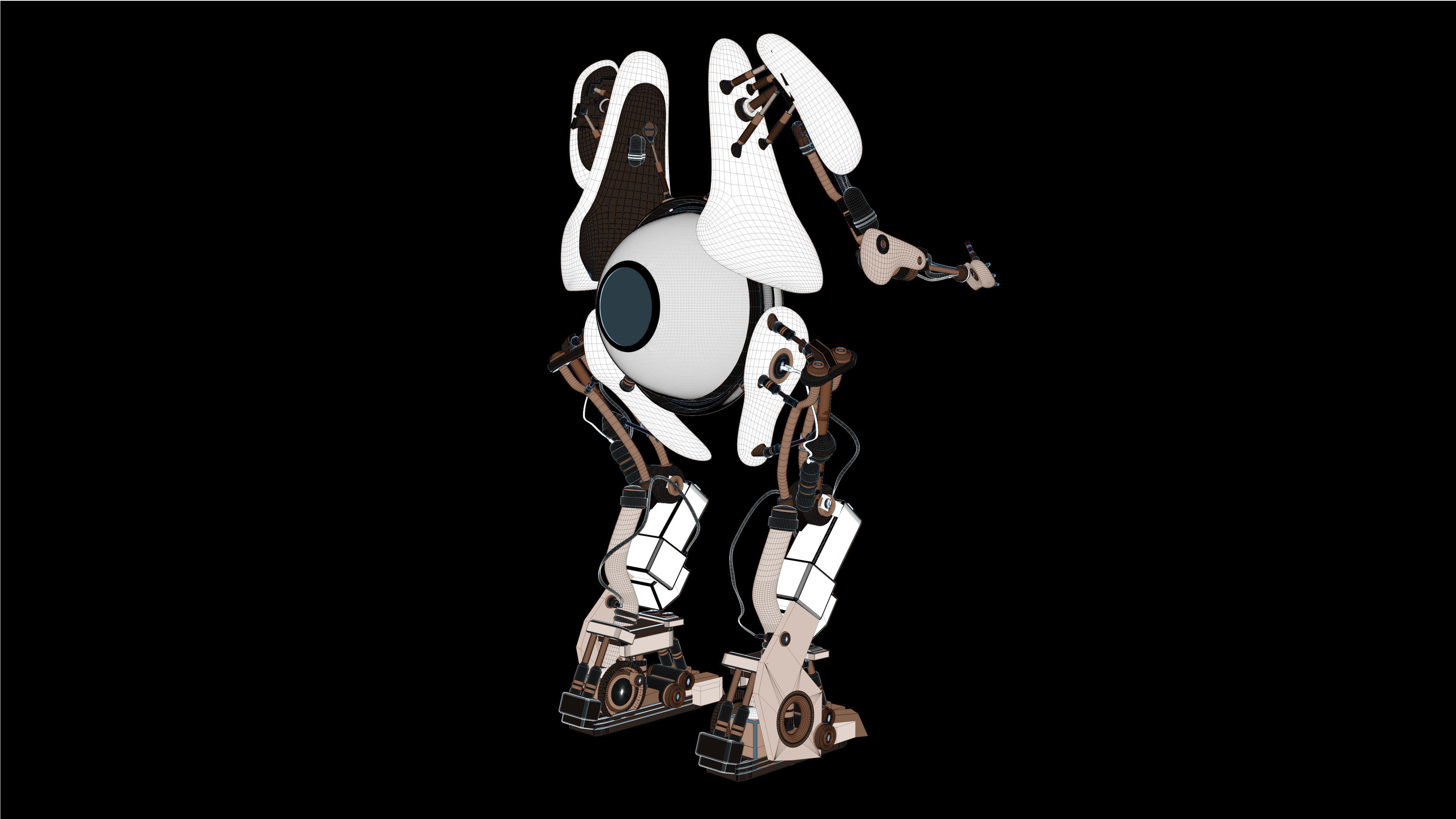 Portal 2 Atlas 3D model_6