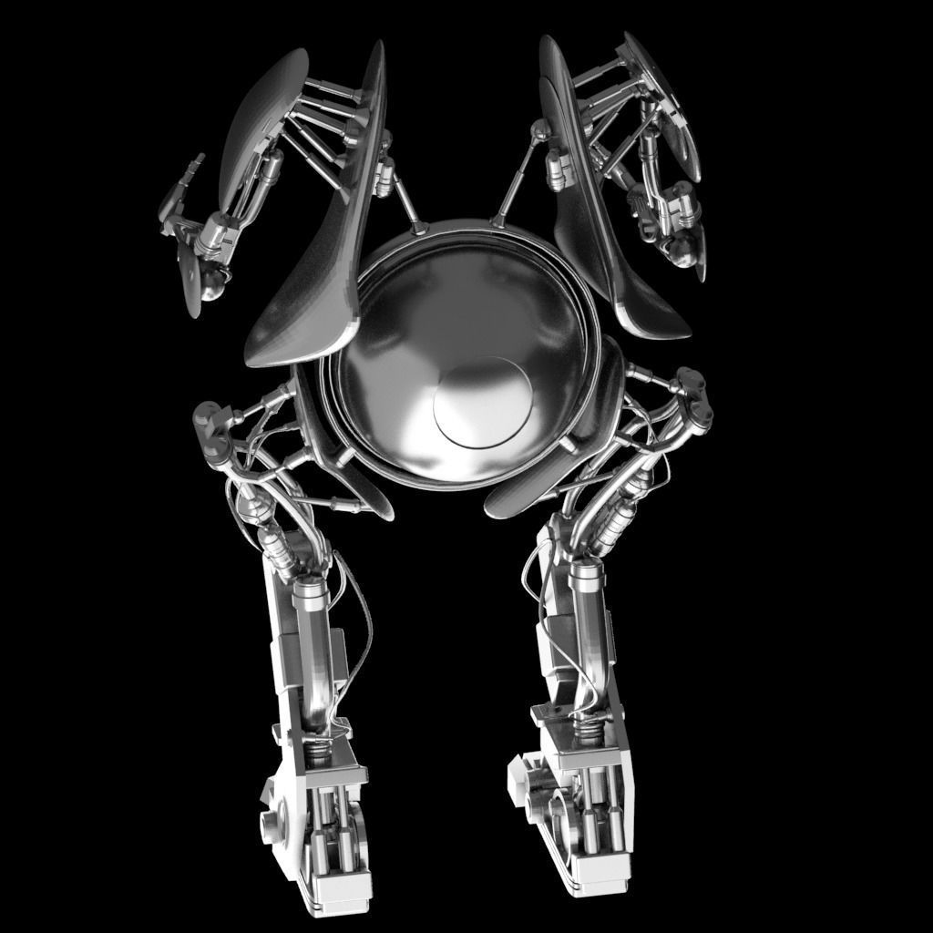 Portal 2 Atlas 3D model_4