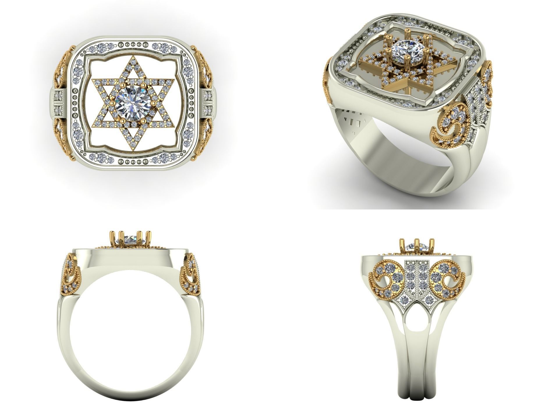 Ring bi 40 3D print model_6