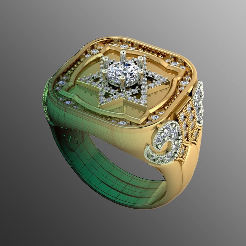 Ring bi 40 3D print model_2