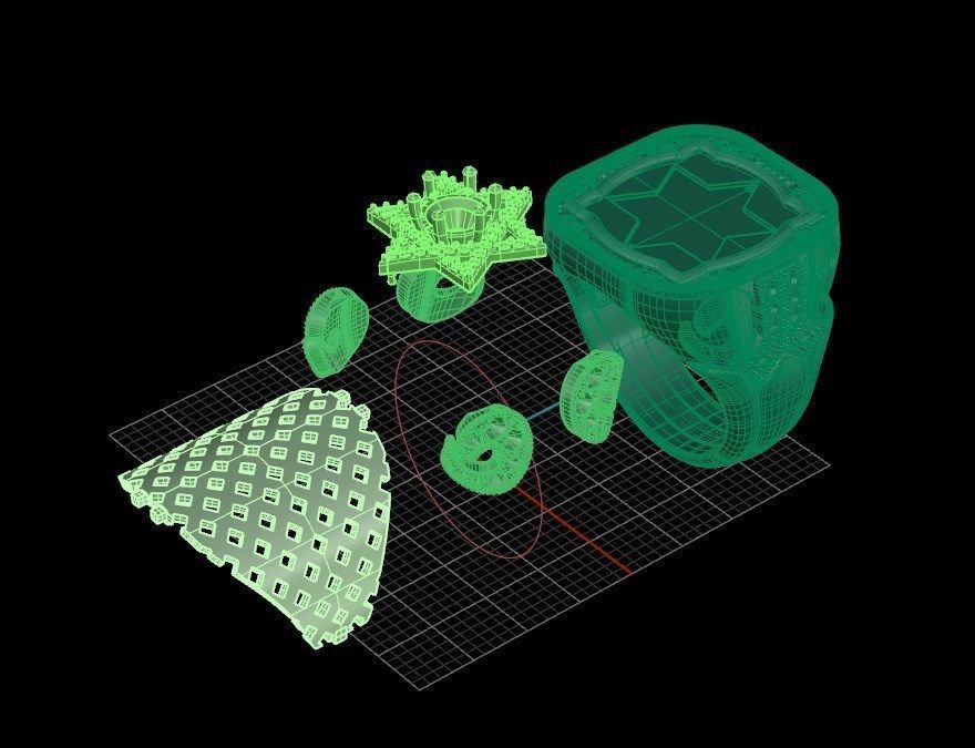 Ring bi 40 3D print model_8