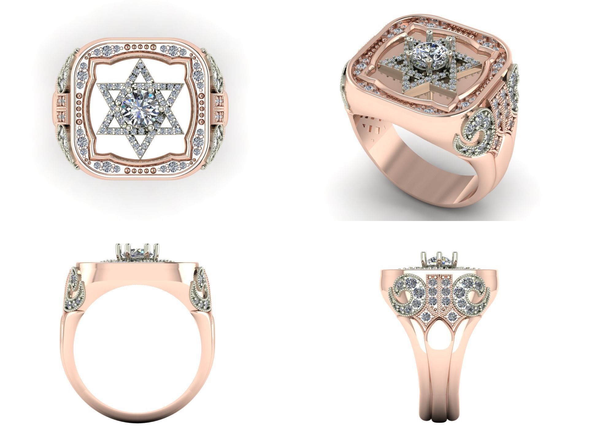 Ring bi 40 3D print model_5