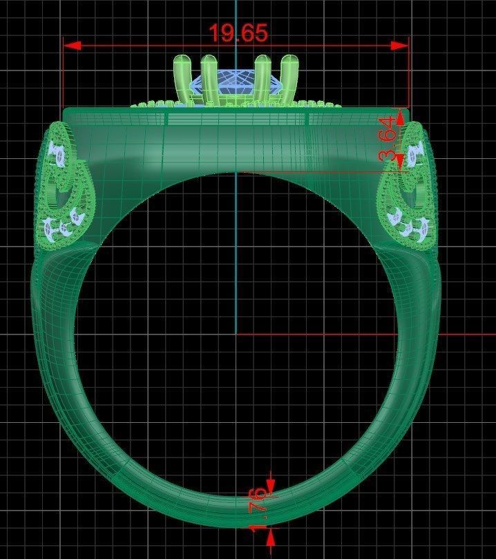 Ring bi 40 3D print model_11