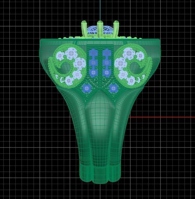 Ring bi 40 3D print model_7
