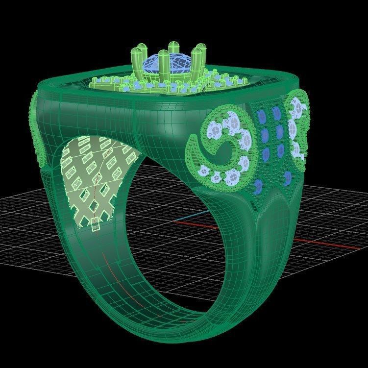 Ring bi 40 3D print model_10