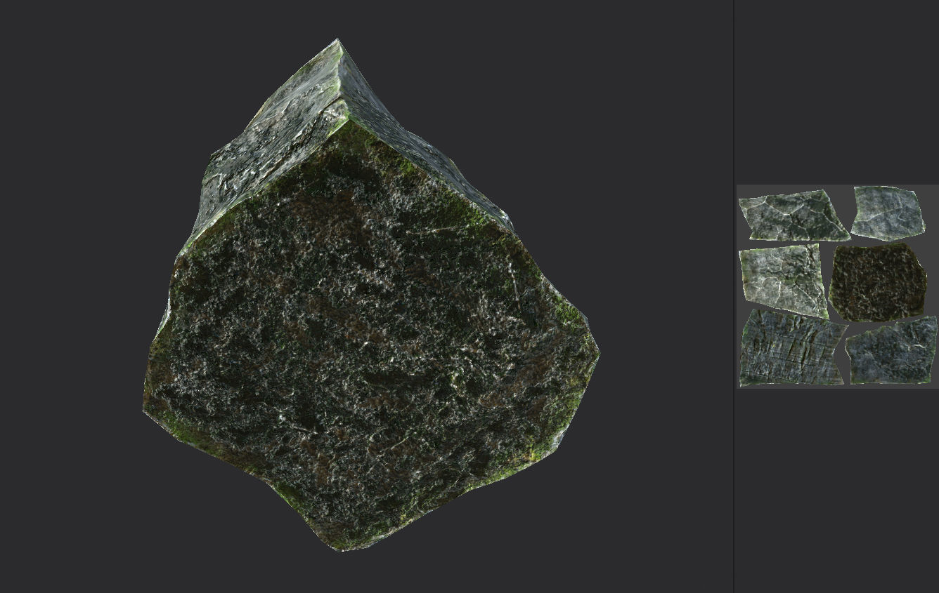 Stone 07 Set 01 PBR Low-poly 3D model_24