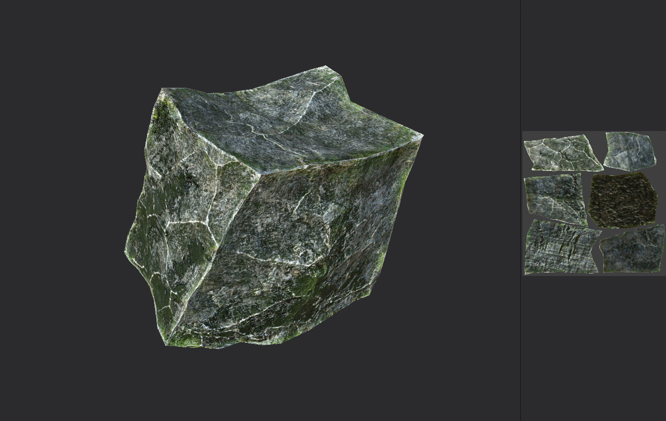 Stone 07 Set 01 PBR Low-poly 3D model_26
