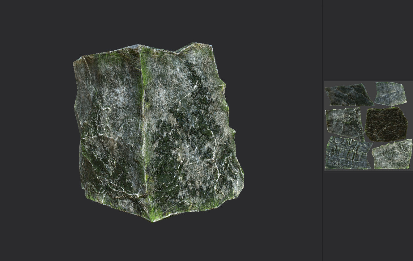Stone 07 Set 01 PBR Low-poly 3D model_25