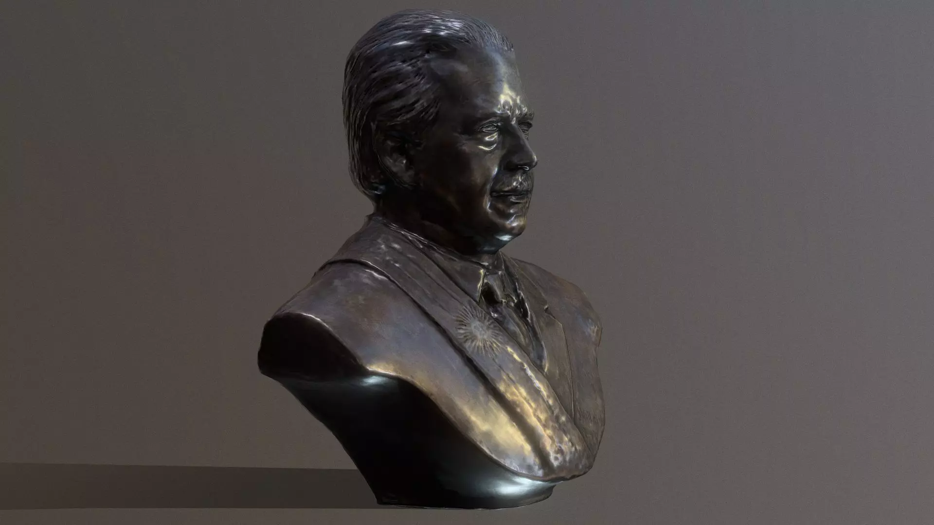 Raul Ricardo Alfonsin Printable STL 3D print model_0