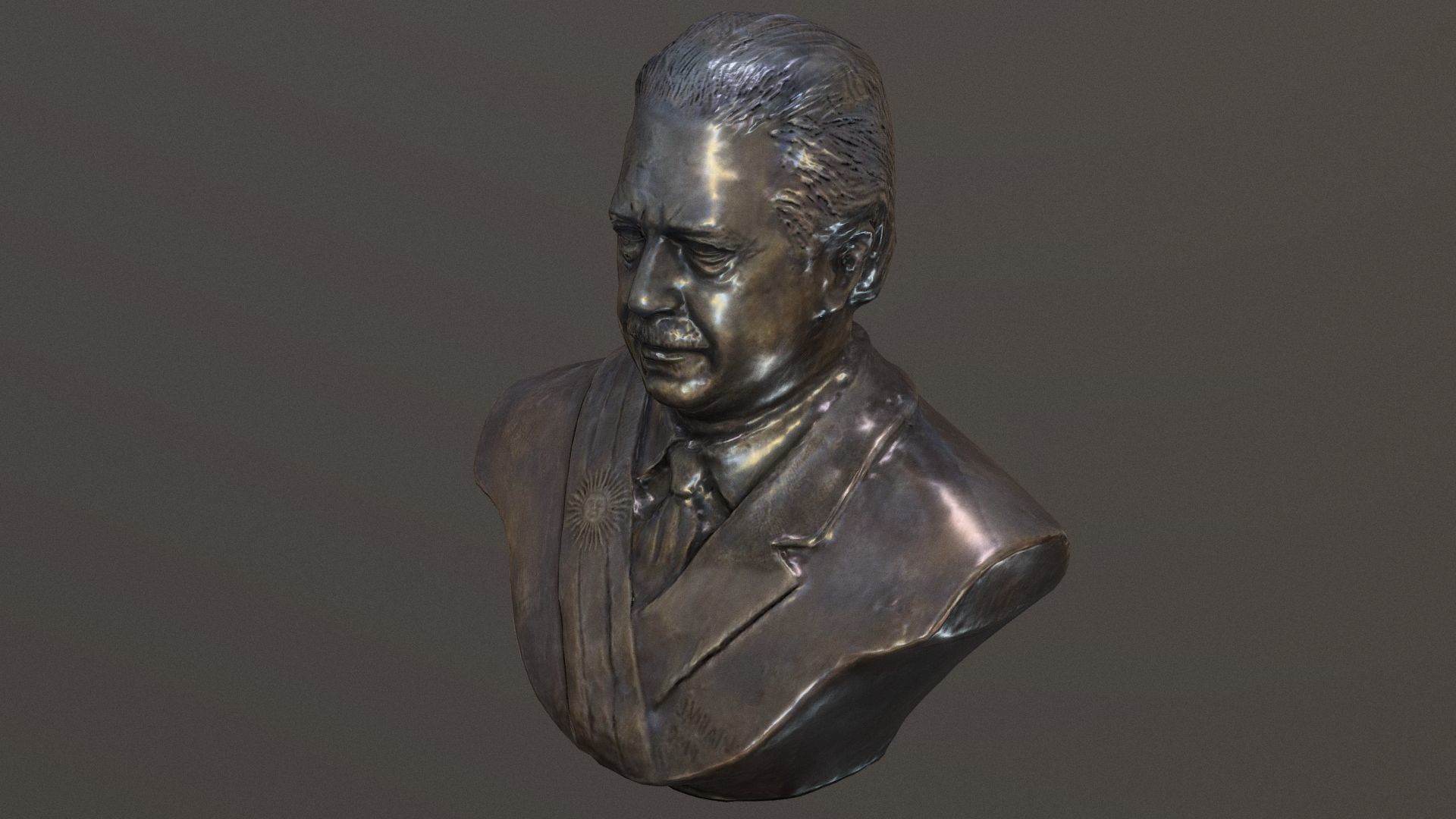 Raul Ricardo Alfonsin Printable STL 3D print model_4
