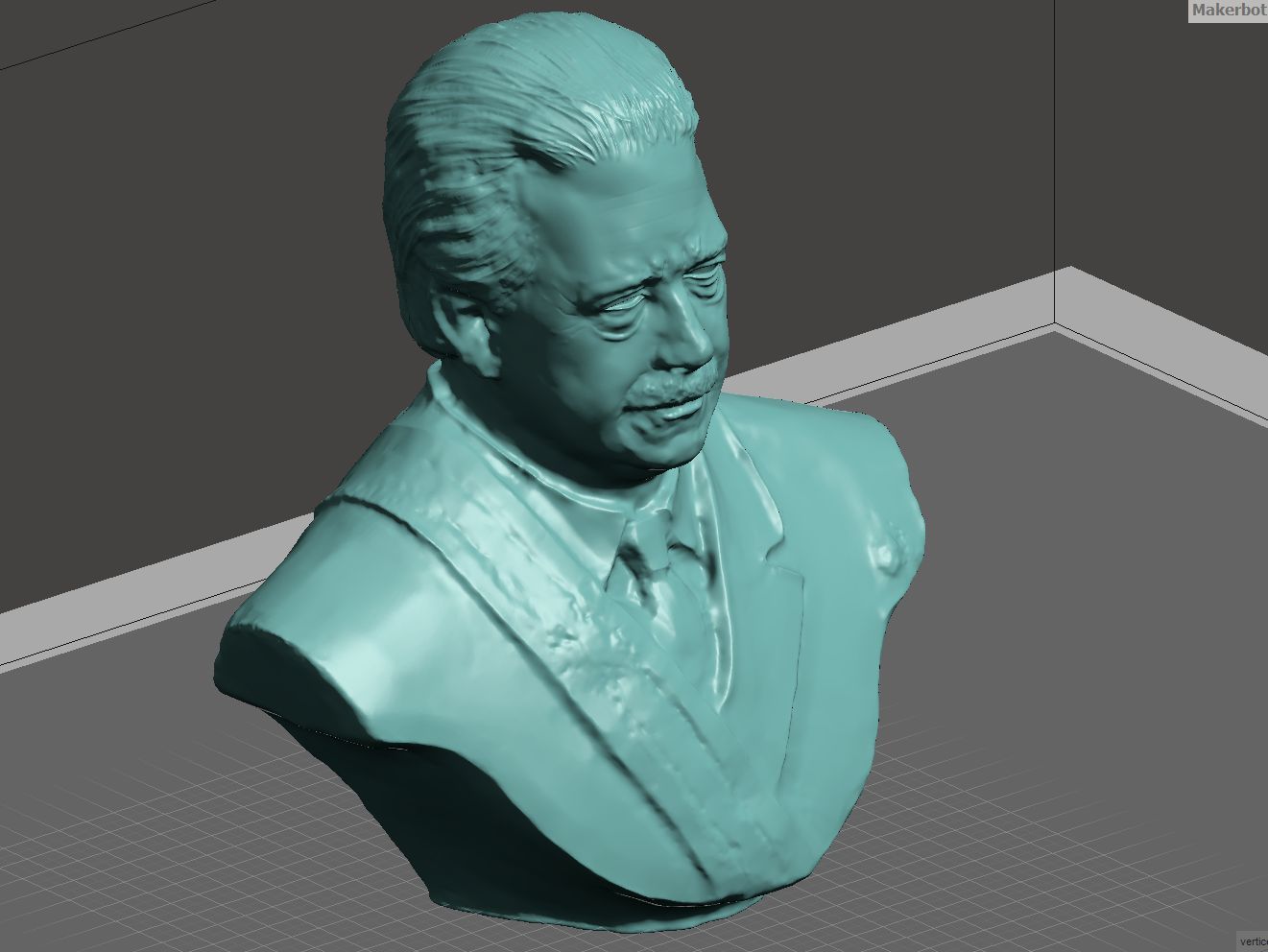 Raul Ricardo Alfonsin Printable STL 3D print model_2
