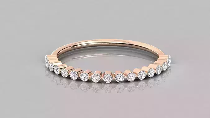 Women solitaire ring 3dm stl render detail 