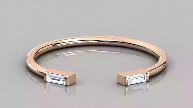 Women solitaire ring 3dm stl render detail 