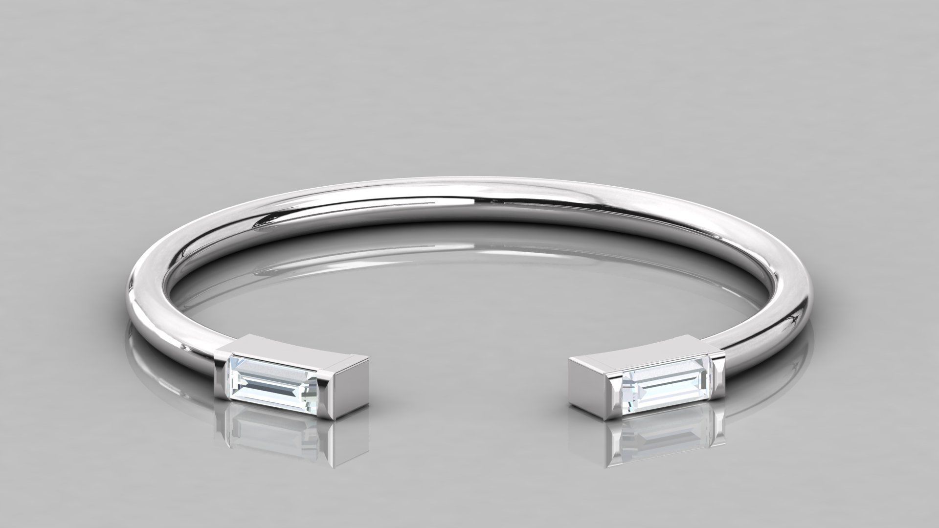 Women solitaire ring 3dm stl render detail 3D print model_7