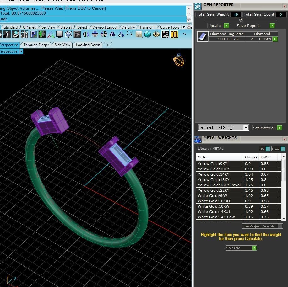 Women solitaire ring 3dm stl render detail 3D print model_9