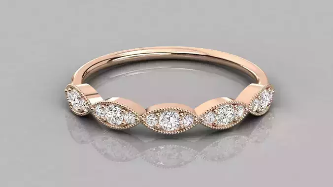 Women solitaire ring 3dm stl render detail 