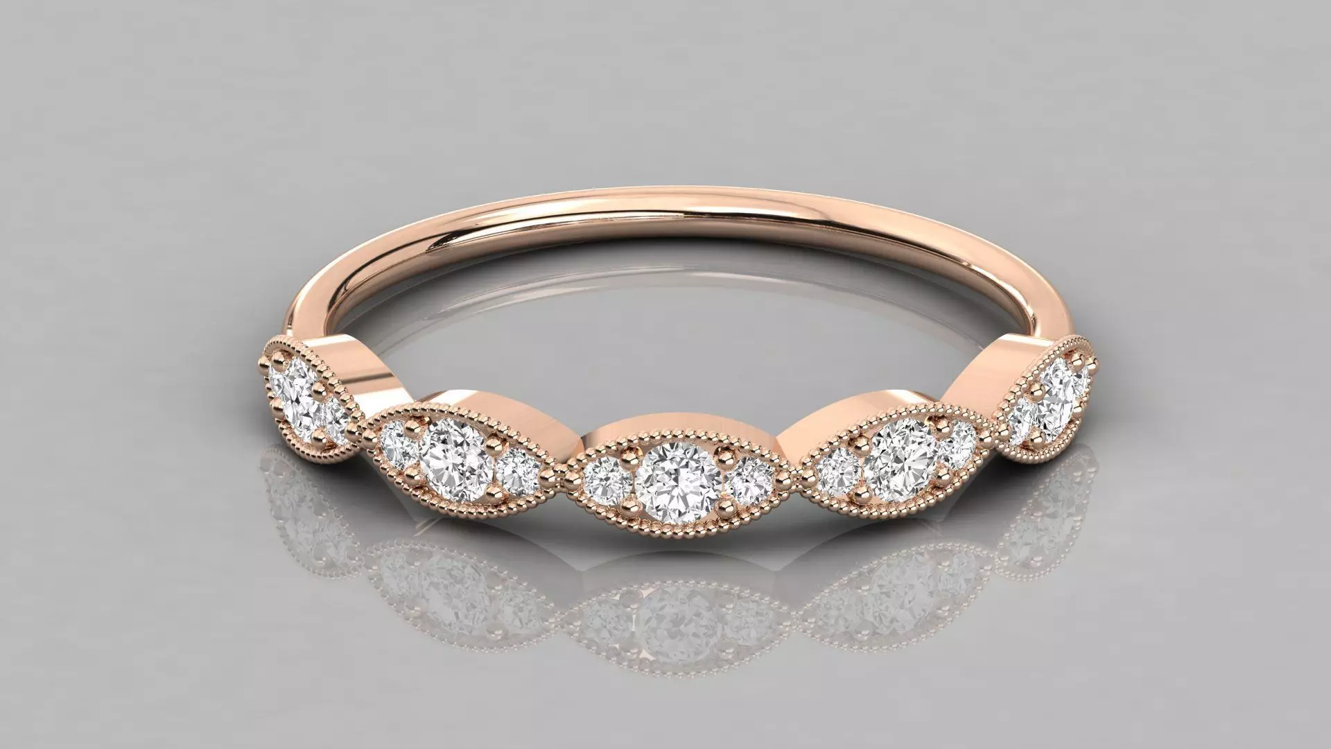 Women solitaire ring 3dm stl render detail 3D print model