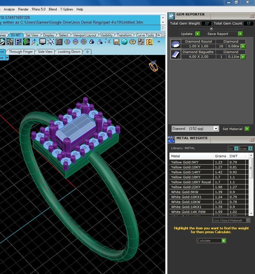 Women solitaire ring 3dm stl render detail 3D print model_9