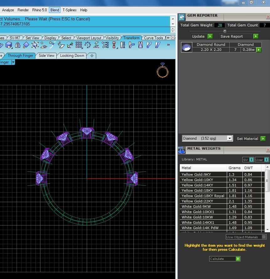 Women solitaire ring 3dm stl render detail 3D print model_9