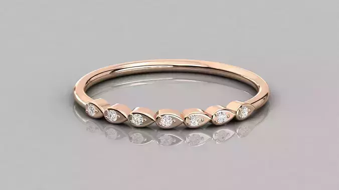 Women solitaire ring 3dm stl render detail 