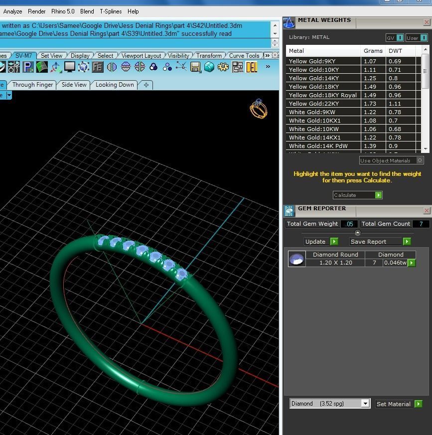 Women solitaire ring 3dm stl render detail  3D print model_9