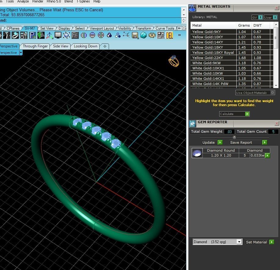 Women solitaire ring 3dm stl render detail  3D print model_9