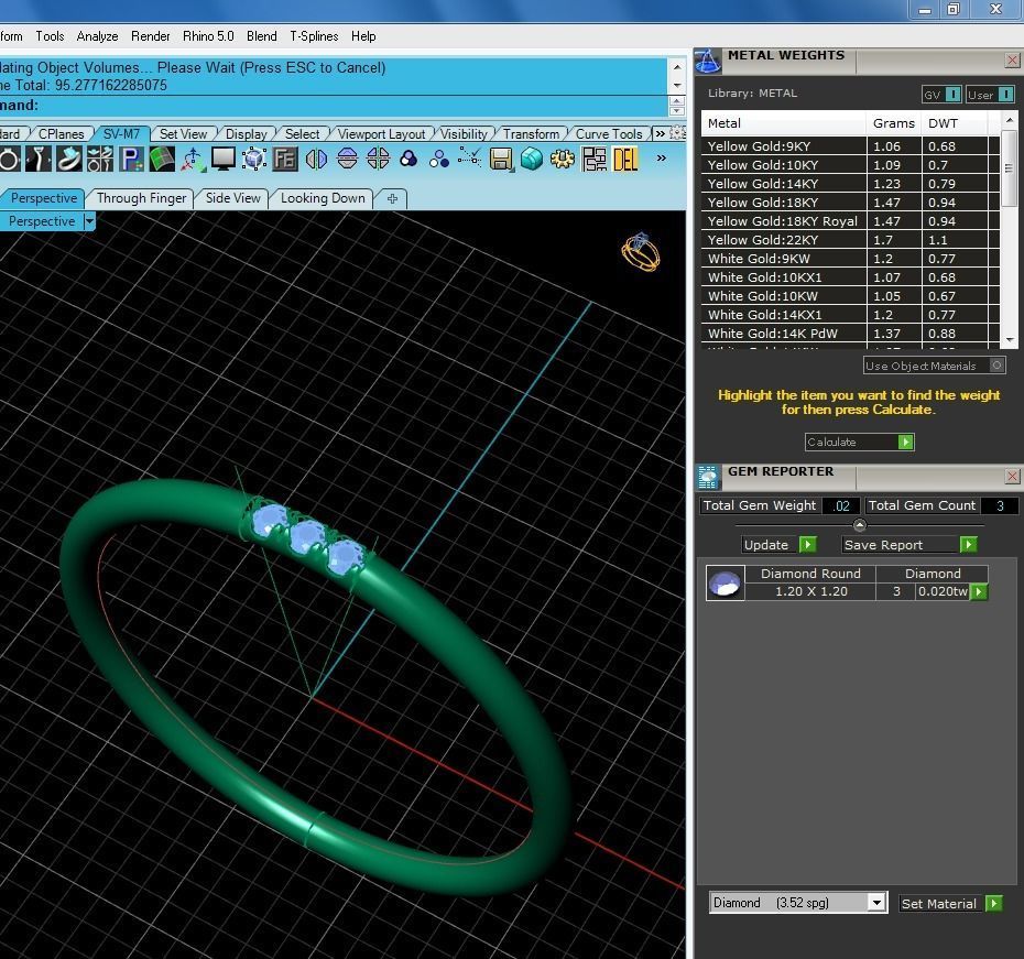 Women solitaire ring 3dm stl render detail 3D print model_9
